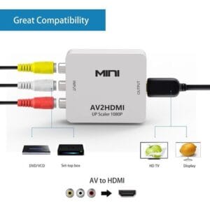 Mini AV2HDMI Composite RCA AV to HDMI Converter Adapter