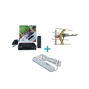 Skip to the end of the images gallery Skip to the beginning of the images gallery phelistar Free To Air Digital Decoder - Plus Free Aerial - Plus Free Heavy Duty Power Extension