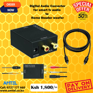 Digital to Analog Audio Converter + Free Digital audio cable
