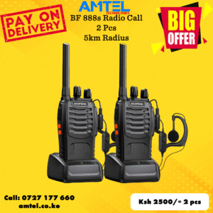 Baofeng BF-888S Walkie Talkie (With Earpiece) – Reliable Two-Way Radio Communication in Kenya